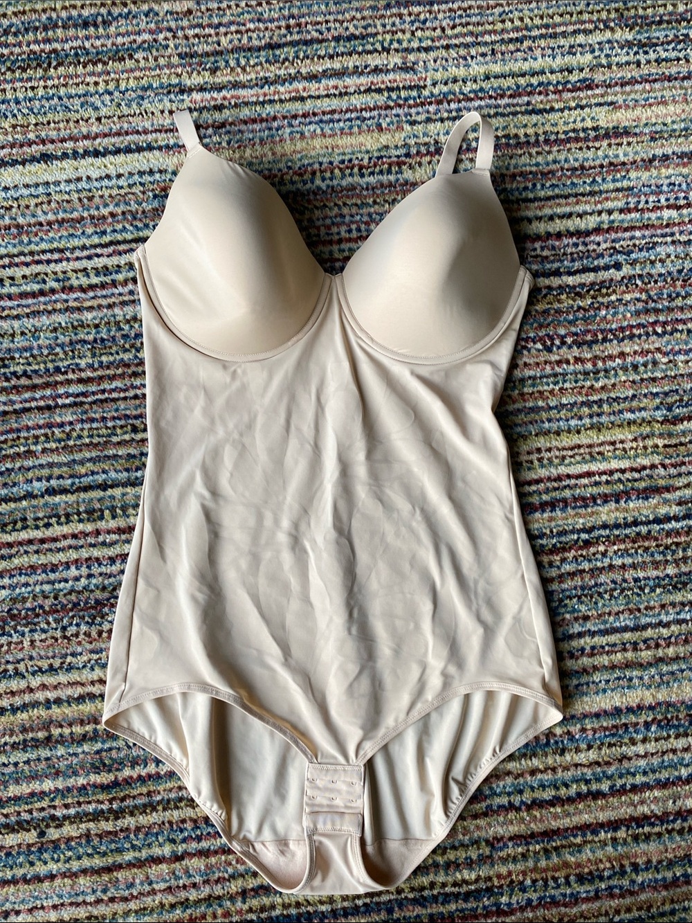 Maidenform Nude/Beige Full Coverage Shapewear Bodysuit